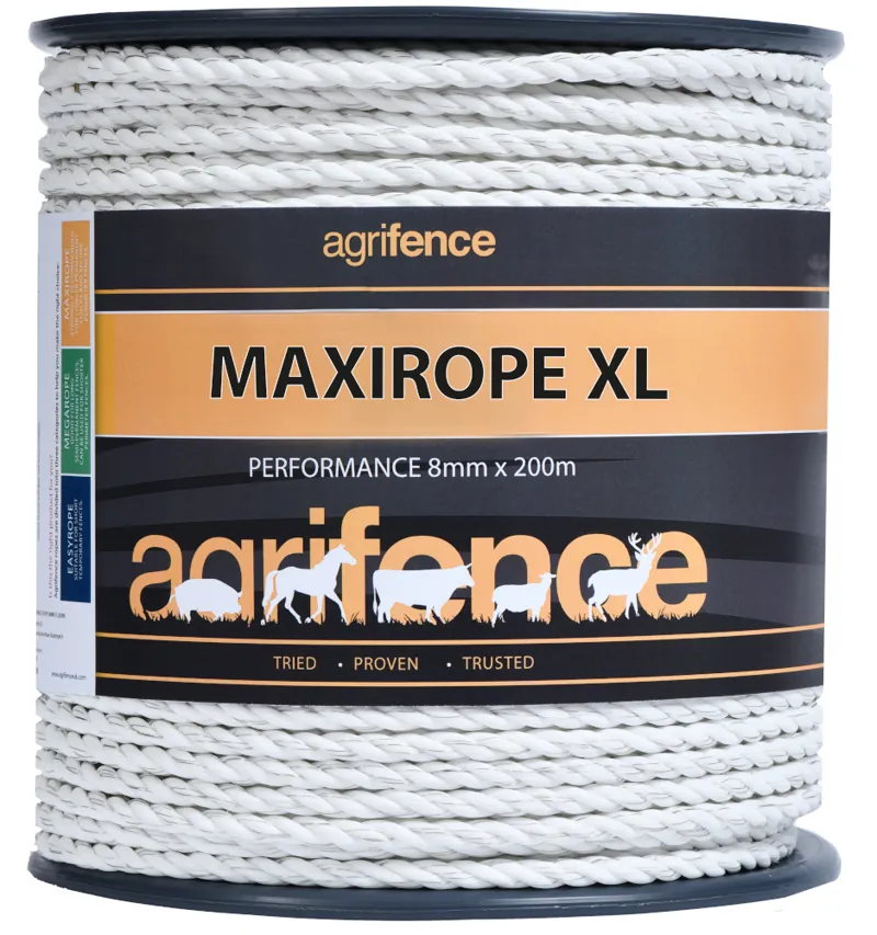 Agrifence Maxirope XL 8mm Rope 200m